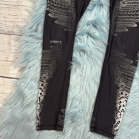 Barry's Bootcamp Winged Graphic Black High Rise Leggings - Picture 6 of 8